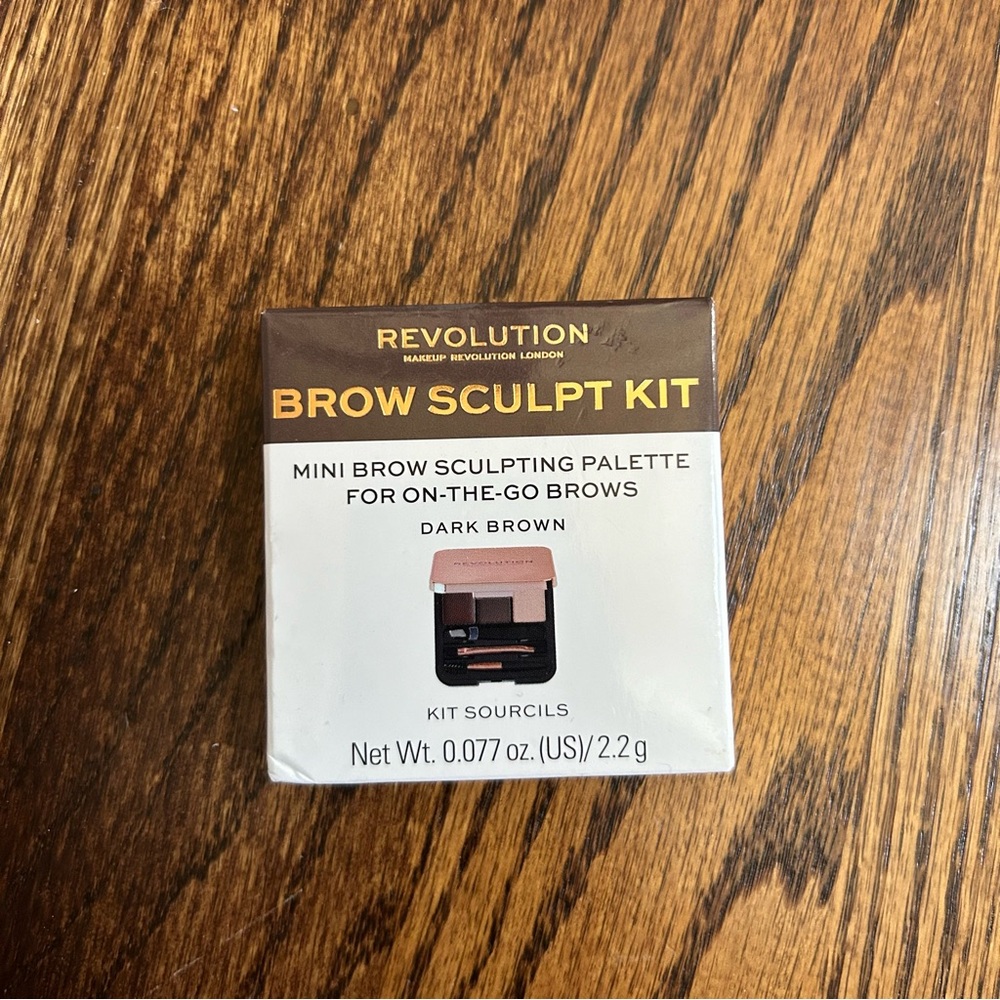 Revolution EyeBrow Sculpt Kit, Dark Brown
New With Tags